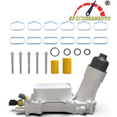 68105583AF Aluminum Engine Oil Cooler Oil Filter Housing Adapter Replace#926-876