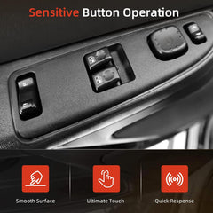15883322 DWS-248 Driver Side Master Power Window Switch, Door Lock & Folding Mirror Module for Chevy & GMC