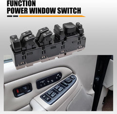 OE15883323 901-075, DWS-220Fit Driver Window Switch - Replacement for Chevy Tahoe, Silverado 1500/2500/3500HD, Suburban; GMC, Sierra; Cadillac