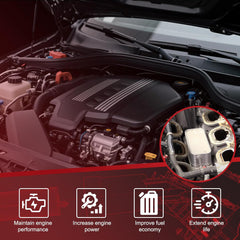 11428580414 Upgrad Aluminum Engine Oil Cooler Filter Housing Assembly w/Filter,BMW 230i 330e xDrive 330i xDrive 430i xDrive 530i 540i X3 X4 X5 X6 Z4, OEM:11428580415 11428651710