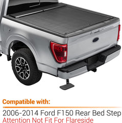 Rear Bed Step for 2006-2014 Ford F150 Retractable Bumper Tailgate Step, Folding Truck Tailgate Step, Replacement 75302-01A - Epicureanauto - 75302-01A
