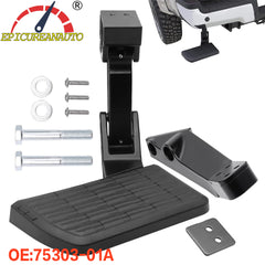 Rear Bed Step Fit for 1999-2016 Ford F250 F350 F450 Bed Step Retractable Bumper Tailgate Step, Folding Truck Tailgate Step 75303-01A