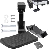 Rear Bed Step Fit for 1999-2016 Ford F250 F350 F450 Bed Step Retractable Bumper Tailgate Step, Folding Truck Tailgate Step 75303-01A - Epicureanauto - 75303-01A