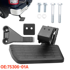 for Ram1500,Ram 2500 3500 2009-2022 (Not Compatible with Dual Exhaust and Ecodiesel), Retractable Bumper Side Trunk Tailgate Step