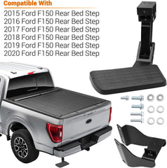 Rear Bed Step Retractable Bumper Step for Ford F150 2015-2020 Retractable Truck Bed Step for Ford,Folding Truck Tailgate Step - Epicureanauto - 75312-01A