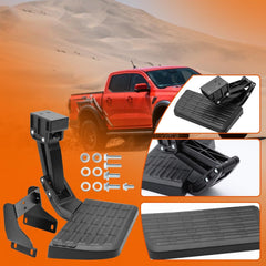Rear Bed Step Retractable Bumper Step for Ford F150 2015-2020 Retractable Truck Bed Step for Ford,Folding Truck Tailgate Step - Epicureanauto - 75312-01A