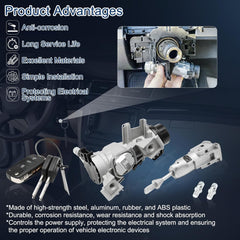 1K0905851B Lock Cylinder Assembly Volkswagen VW Jetta Switch Door Ignition