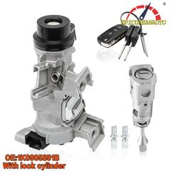 1K0905851B Lock Cylinder Assembly Lock Cylinder with Intelligent Remote Control Key for 2006-2018 Volkswagen VW Jetta Ignition Switch Door Ignition Switch