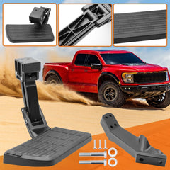 Rear Bed Step Fit for 1999-2016 Ford F250 F350 F450 Bed Step Retractable Bumper Tailgate Step, Folding Truck Tailgate Step 75303-01A - Epicureanauto - 75303-01A