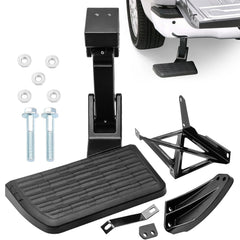 Rear Bed Step Retractable Bed Step Bumper Step for Tundra 2014 2015 2016 2017 2018 2019 2020 2021 Truck Bed Step,Folding Rear Bumper Tailgate Step - Epicureanauto - PT392-34140