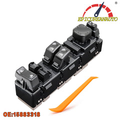 15883318, DWS-226, 10398563, 15112970, 15125141, 15202849 Driver Side Window Switch
Fit For:2003 2004 2005 2006 2007 Chevrolet GMC Window Switch Automotive Power Window Switches