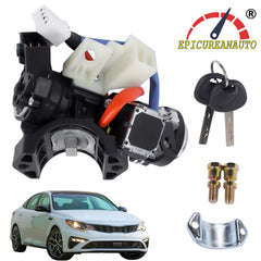 Epicureanauto Ignition Lock Cylinder & Housing with 2 Keys for 2015-2021 Hyundai Tucson, Replaces OE 81905-D3080 81905D3080 Ignition Switch Assembly