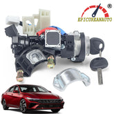 81905-F2230 Ignition Lock Switch Assembly with 2 Keys for 2017-2020 Hyundai Elantra Lock Cylinder Switch, Replaces 81905F2230 81905 F2230 Ignition Switch Kits
