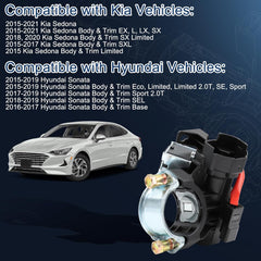 Compatible with Kia Vehicles: Automotive Replacement Ignition Lock Cylinders Housing 2015-2021 Kia Sedona, 2015-2019 Hyundai Sonata Ignition Lock Cylinder Ignition Lock Housing. Replaces Parts Number: 81910-A4110, 81910-A4210, 81910A4110, 81910A4210 Ignition Lock Switch Assembly. Package Includes: 1*Ignition Lock Cylinder Housing