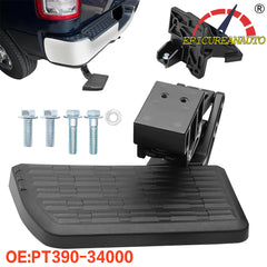 Retractable Bed Step Bumper Step for Toyota Tundra Bed Step 2022 2023 2024 Tundra Truck Bed Step,Folding Rear Bumper Tailgate Step OE:PTS30-34000