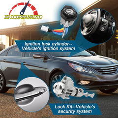 For Kia Optima 2011-2015, Kia Rio 2013-2017, EOM81970-2TA00, 81900-1WK00 (6-pin)