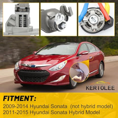 Front left door lock Hyundai Sonata hybrid ignition switch door lock cylinder with 2 keys EOM: 81970-3SA00, 81250-3SA00
