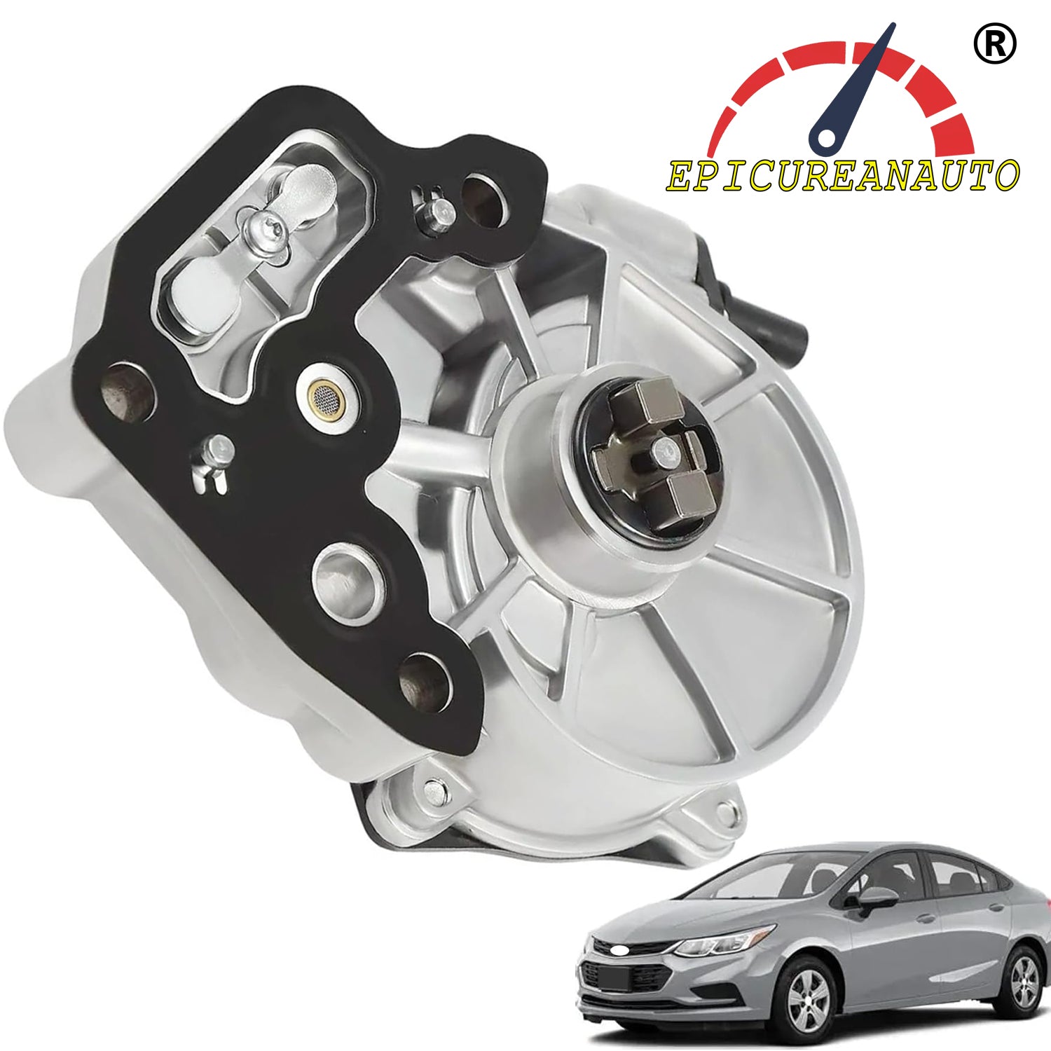 12684050 Brake Vacuum Pump Compatible with 2016-2019 Chevy Cruze Buick Encore 2016-2022 Malibu 2016-2022 Spark 2018-2022 Equinox 2021-2022 Trax 2018-2022 GMC Terrain Buick