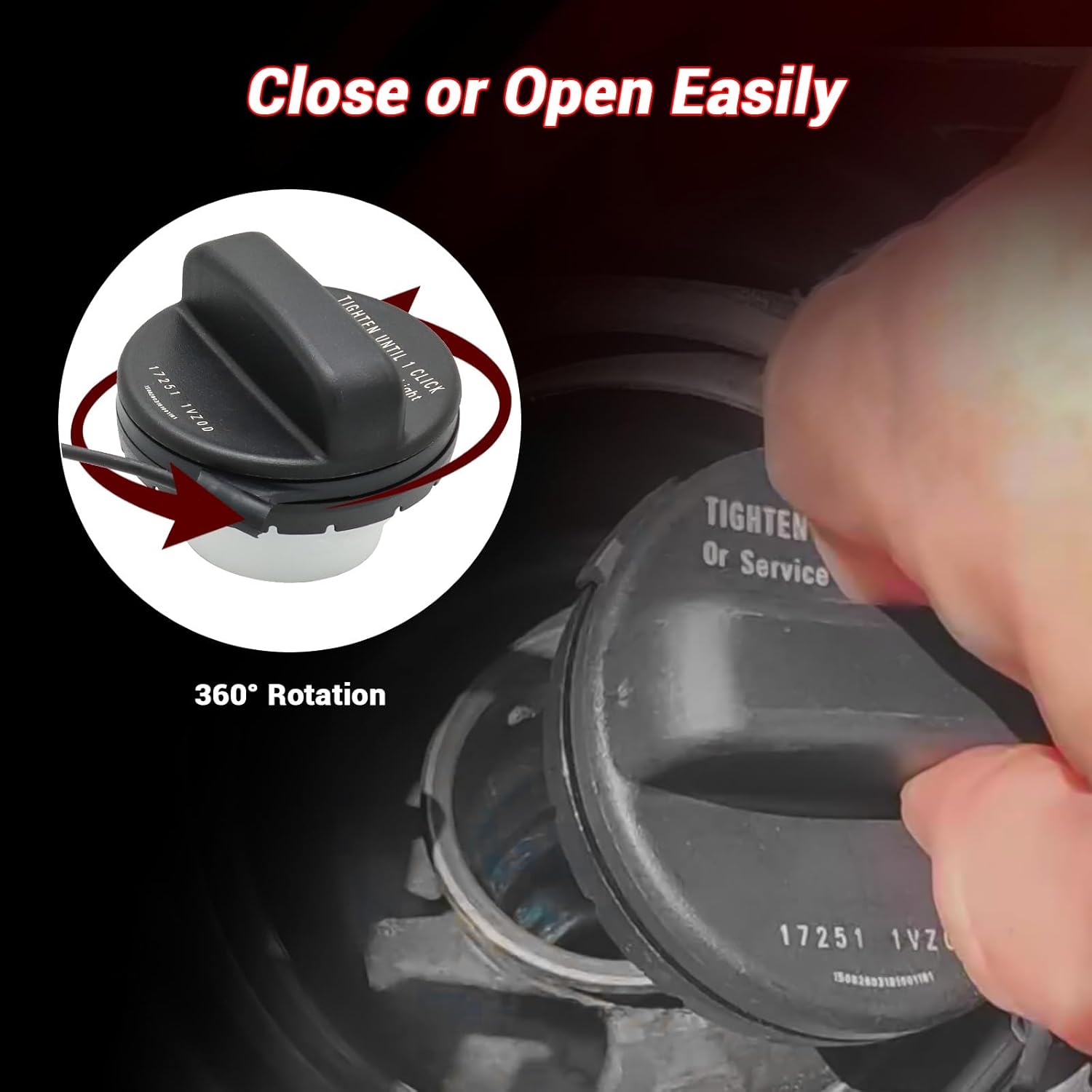 Gas Cap Fuel Cap Replaces 17251-3JA0A for Nissan Pathfinder,Infinit
