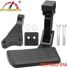 Rear Bed Step for 2006-2014 Ford F150 Retractable Bumper Tailgate Step, Folding Truck Tailgate Step, Replacement 75302-01A