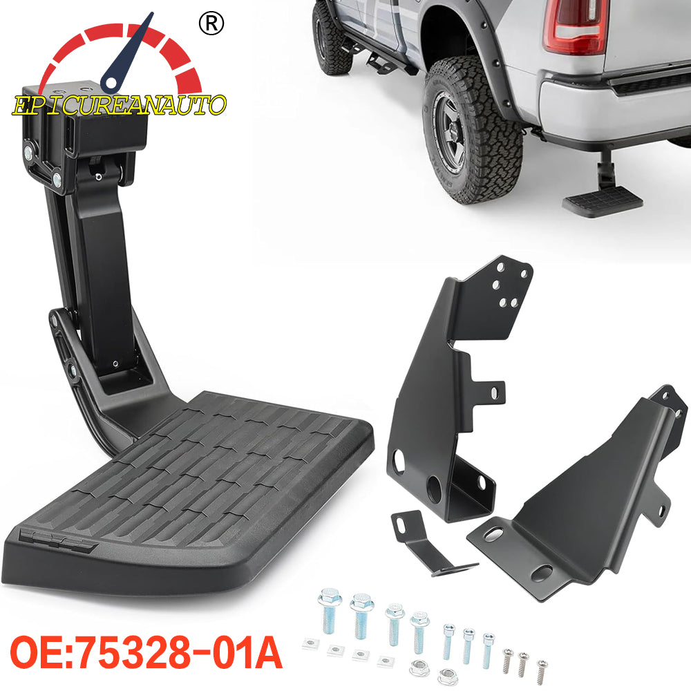 75328-01A Truck Rear Bed Step for Ford F150 2021 2022 2023(Excludes Dual Exhaust)