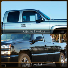 15883318 Fit for Chevrolet, GMC Front Driver Side Door Lock and Window Power Switch & Black Bezel Assembly