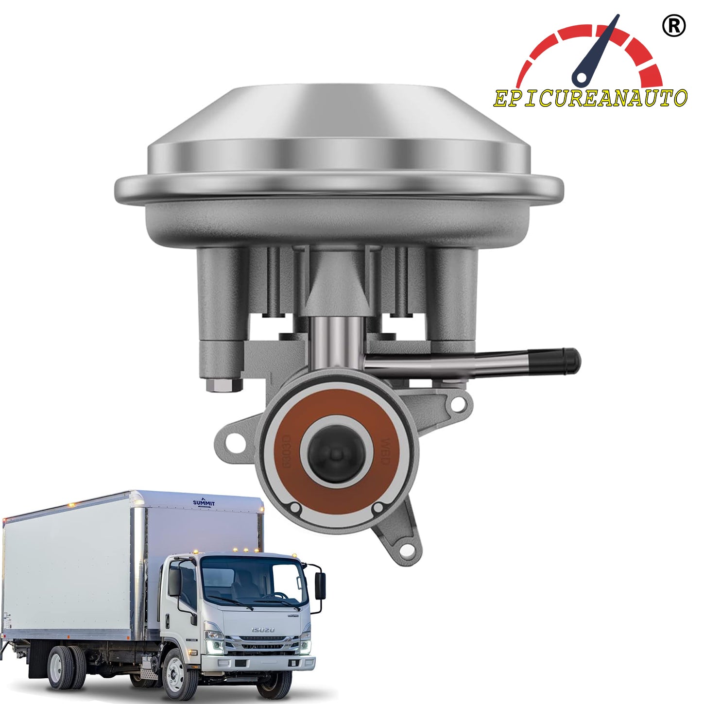 97548186 Brake Vacuum Pump for 2020-2023 Isuzu NPR NQR N-Series I-Series Gas Engine Only Replaces 290KT00030 8975481860 97780770