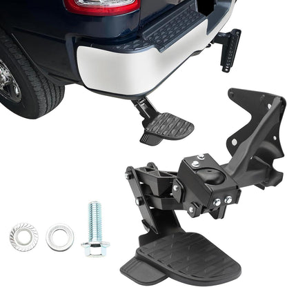 Retractable Bed Step Bumper Step for Dodge Ram 1500 DT New Body Style with Dual Exhaust Vehicles 2019 2020 2021 2022 2023 2024 - Epicureanauto - 82215289AG