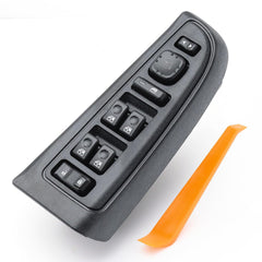 EPICUREANAUTO Driver Power Window Switch & Bezel w/Folding Mirrors for 2003-2007 Hummer H2, Replaces 15883429