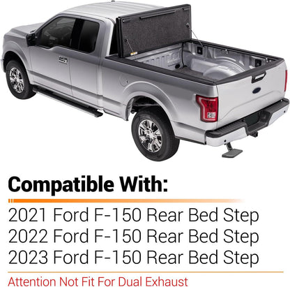 75328-01A Truck Rear Bed Step for Ford F150 2021 2022 2023(Excludes Dual Exhaust) - Epicureanauto - 75328-01A