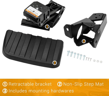 Truck Bed Step Side Step Retractable Step Compatible with Ford F-250 F-350 2023 2024 2025 Bed Step Bumper Step OE:VPC3Z-17A958-A - Epicureanauto - VPC3Z-17A958-A