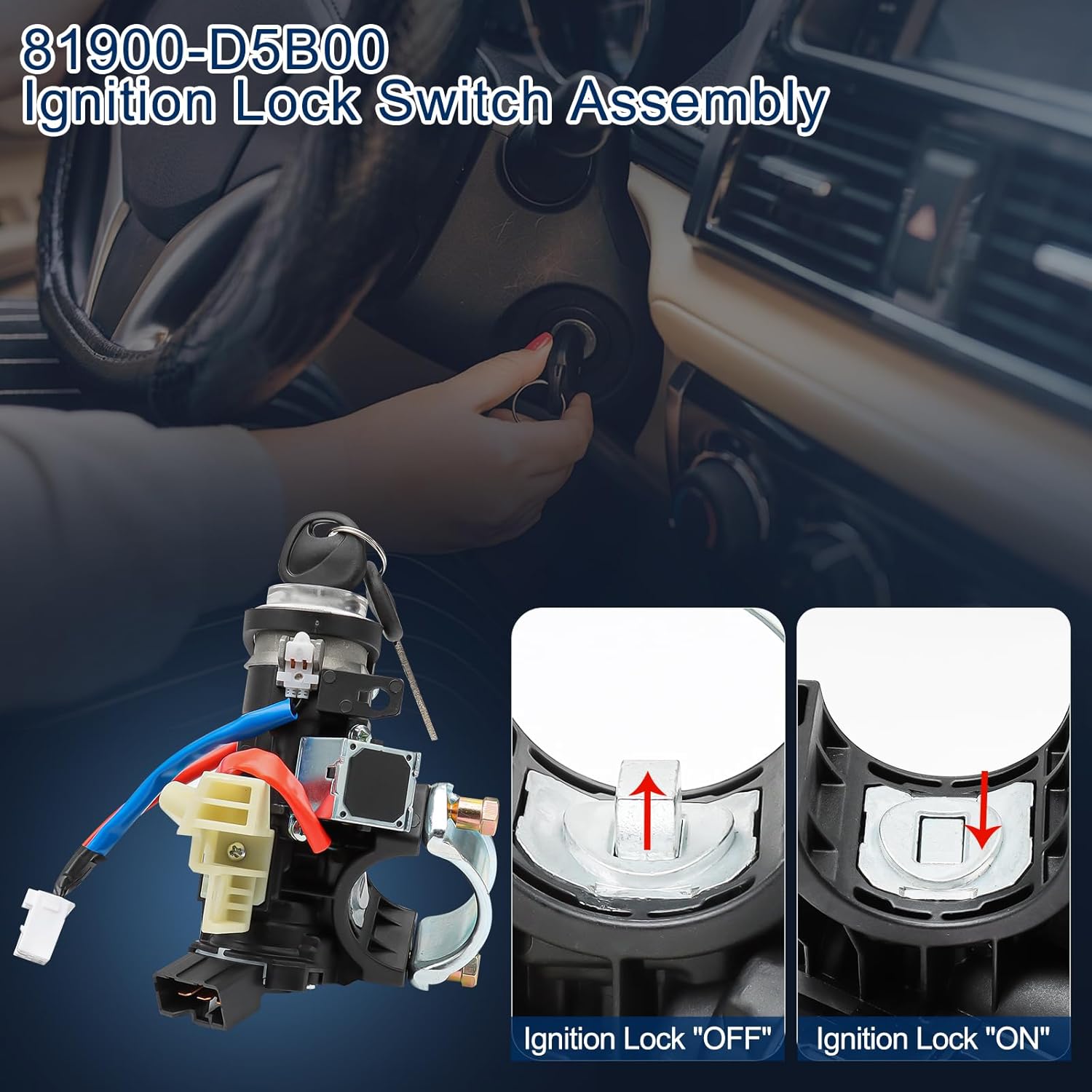 EpicureanAuto Product Technology: The Ignition Starter Switch is a very critical component of the automobile ignition starter system. It is the most frequently used component of the automobile and also the component with the highest failure rate. Our Ignition Lock Switch Designed specifically for certain vehicle models, it can divert the working current of the contact, has reliable performance and long service life. Ensuring perfect compatibility and reducing failure rates