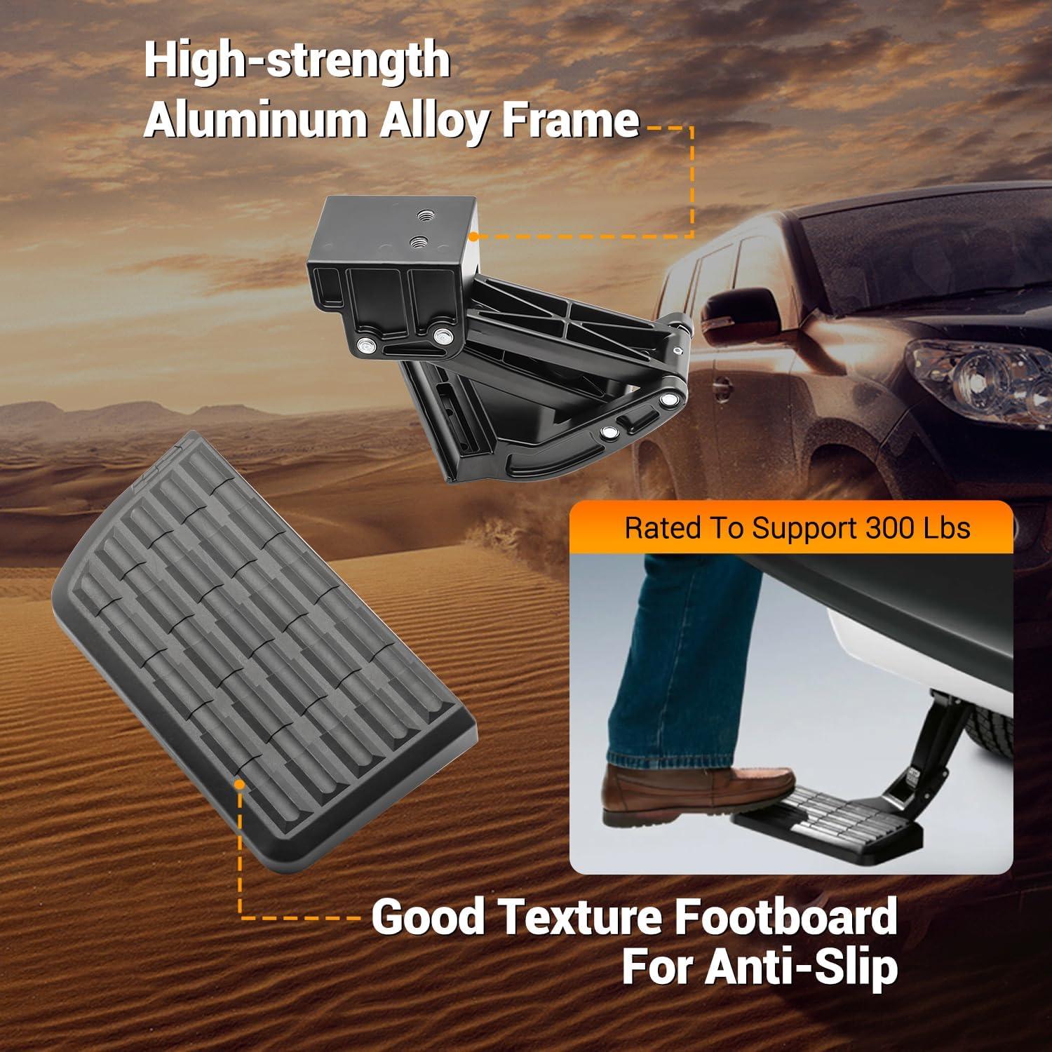75328-01A Truck Rear Bed Step for Ford F150 2021 2022 2023(Excludes Dual Exhaust) - Epicureanauto - 75328-01A