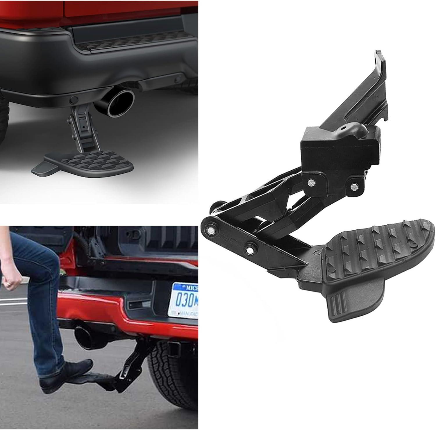Rear Bed Step,Retractable Bed Step Bumper Step for 2019-2024 Dodge Ram 2500 3500 Truck Rear Tailgate Bedsteps - Epicureanauto - 82215842AE