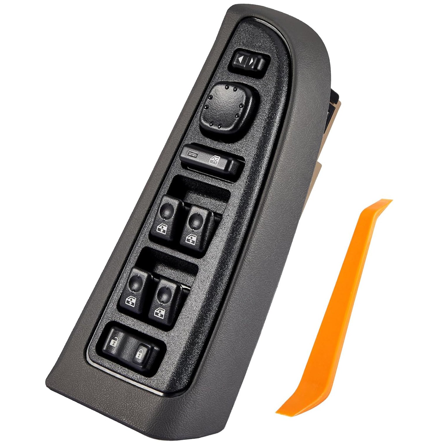 Epicureanauto Master Power Window Switch Driver Side Door Lock 15883323 With Panels Black,Compatible with Chevy GMC Cadi llac 2003-2007 for Sierra, Silverado, Escalade, Avalanche, Suburban, Tahoe DWS-220
