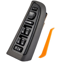Epicureanauto Master Power Window Switch Driver Side Door Lock 15883323 With Panels Black,Compatible with Chevy GMC Cadi llac 2003-2007 for Sierra, Silverado, Escalade, Avalanche, Suburban, Tahoe DWS-220