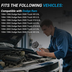 Fitment: 904-810 Vacuum Pump Gear Drive compatible With 1994-96 Dodge Ram 3500 Truck V10 8.0L; 1994-02 Dodge Ram 3500 Truck L6 5.9L; 1994-96 Dodge Ram 3500 Truck V8 5.9L; Compatible With 1994-96 Dodge Ram 2500 Truck V8 5.9L; 1994-96 Dodge Ram 2500 Truck V8 5.2L; 1994-96 Dodge Ram 2500 Truck V10 8.0L; 1994-02 Dodge Ram 2500 Truck L6 5.9L.