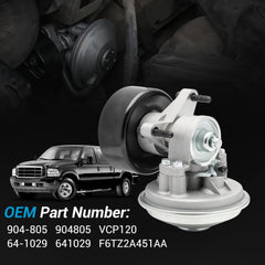 Vacuum Pump Compatible with Ford E-350 E-450 F-250 F-350 F-450 F-550 Econoline Club Wagon 1996-2004 6.0L 6.8L 7.3L Diesel Engine