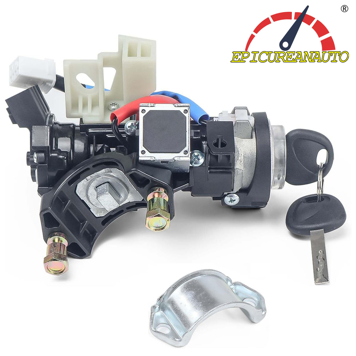 epicureanauto 81905-F2230 Ignition Lock Cylinder Housing & Ignition Switch Kits for 2017 2018 2019 2020 Hyundai Elantra Ignition Lock Switch Lock Cylinder Assembly