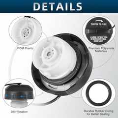 Fuel Tank Caps 52030377AB For Jeep Patriot Liberty Wrangler Grand Cherokee, Chrysler Gas Cap Dodge Grand Caravan