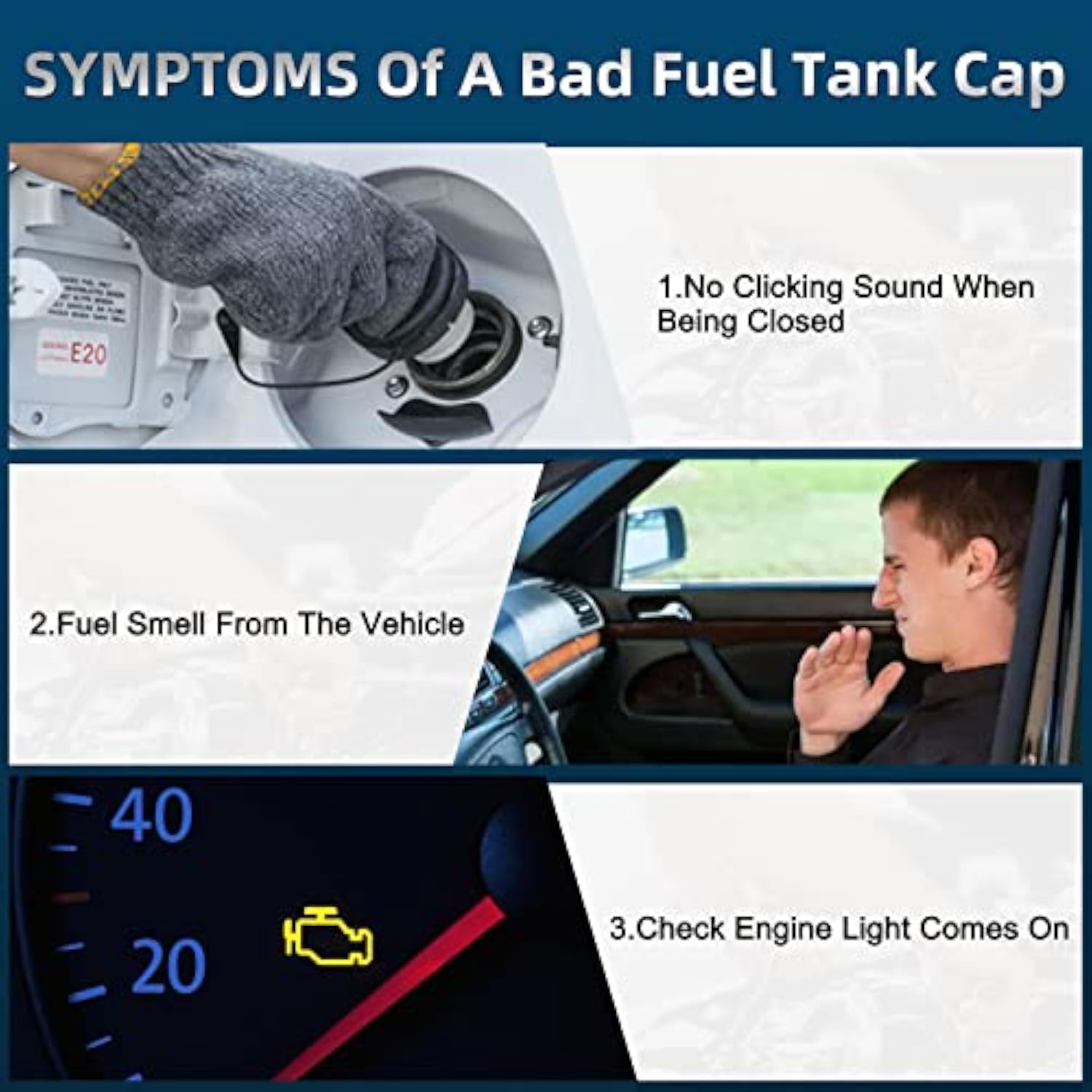 Fuel Tank Caps 52030377AB For Jeep Patriot Liberty Wrangler Grand Cherokee, Chrysler Gas Cap Dodge Grand Caravan
